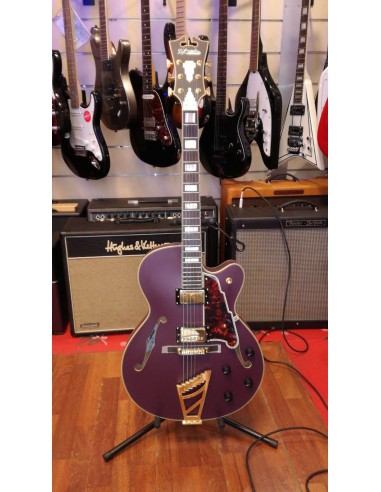 D'ANGELICO DE LUXE SS MATTE PURPLE Chitarra Semiacustica Viola