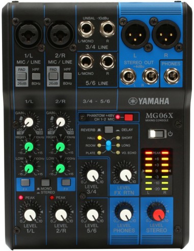 YAMAHA MG06 Mixer senza effetti 