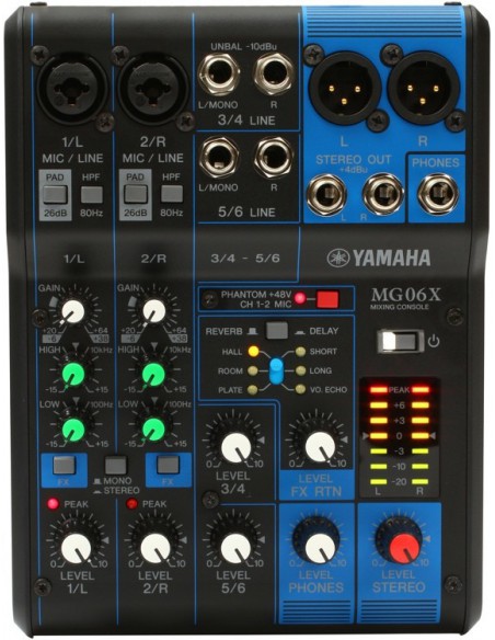 Yamaha MG06X MIXER LIVE