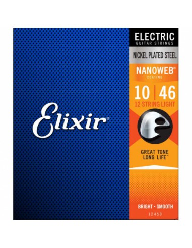 Elixir Electric NanoWeb 12450 12-Corde