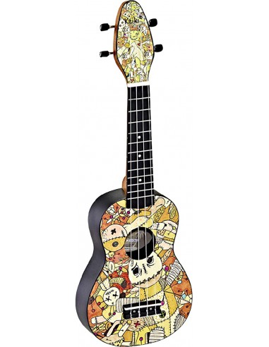 ORTEGA KEIKI K2-VP UKULELE Voodoo Puppet